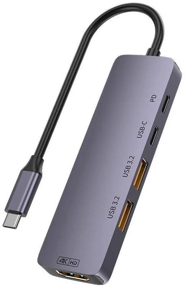 Main image of WRIARICH 4 in 1 USB Hub 10Gbps with 2 USB A Ports+USB C Ports+4K@60Hz HDMI+140W Power Delivery, USB 3.2 Gen 2 Hub, USB-C Splitter for iMac, All MacBooks, Mac Laptop Xbox Flash Drive PC