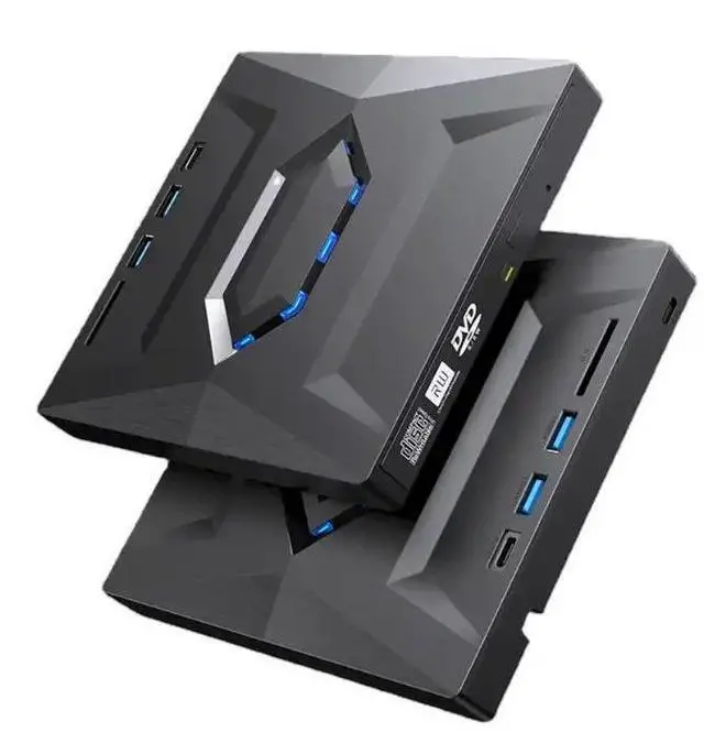 Main image of WRIARICH External CD DVD Drive, USB 3.0 Optical Disc Drive, SD Card Reader USB 3.0 Hub, CD DVD Burner Writer Reader Player for Laptop MacBook iMac Desktop PC Windows 11/10/8/7/XP Linux Mac OS