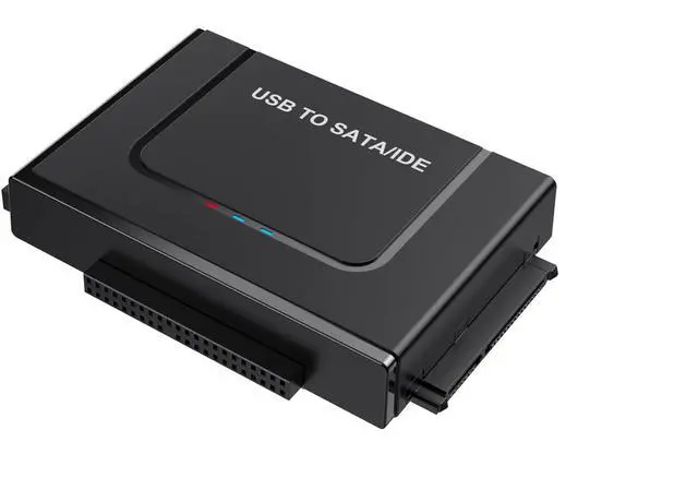Main image of WRIARICH USB 3.0/Type-C to SATA or IDE Adapter, Hard Drive Adapter Cable Universal for 2.5/3.5 inch SATA HDD/SSD & IDE HDD with 12V Power Adapter