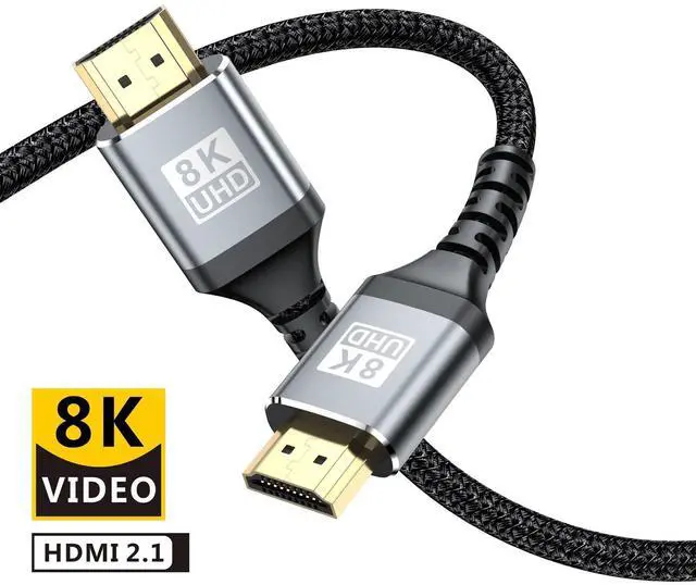 Main image of WRIARICH 8K HDMI 2.1 Cable 16.4ft, LUOM Certified 48Gbps Ultra High Speed HDMI Cable 8K60Hz, 4K120Hz 4:4:4 eARC DTS:X HDR10+ HDCP 2.2&2.3 3D Dolby Atmos Compatible with Mac Gaming PC Soundbar PS5