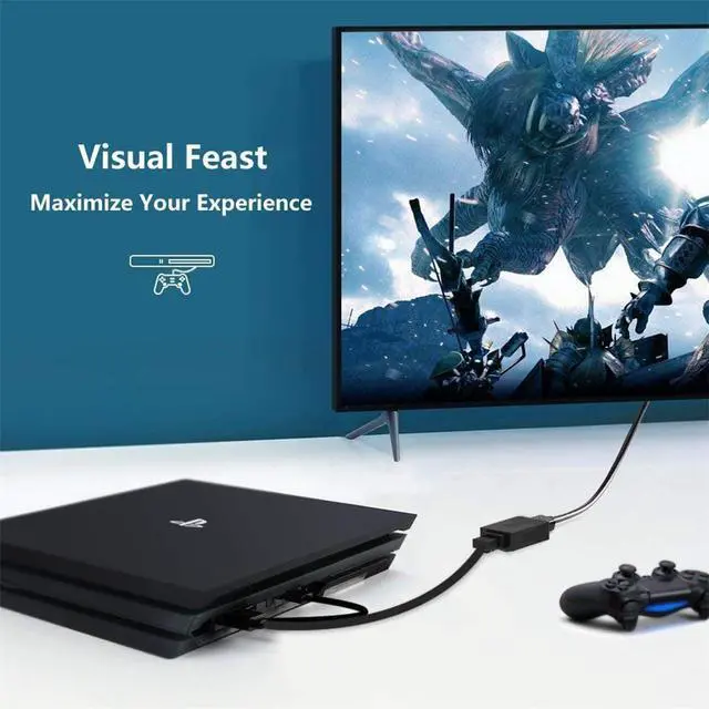 Alt view image 7 of 7 - WRIARICH 4K@60Hz HDMI to DisplayPort (DP) Adapter with USB Power-LUOM, 4K@60Hz Gold Plated HDMI v2.0 to DP 1.4V Adapter (Male to Female), Uni-Directional HDMI to Display Port Adapter (OZHD1)