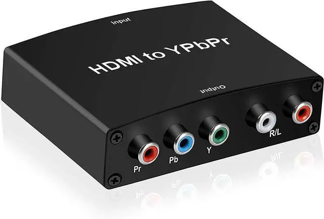 Main image of WRIARICH HDMI to Component Converter, Aluminum 1080P HDMI to YPbPr, HDMI to RGB 5RCA Converter for MacBook TV Blu-Ray DVD PS4 DVD, PSP, Xbox 360,Amazon Fire TV(HDMI to Ypbpr)