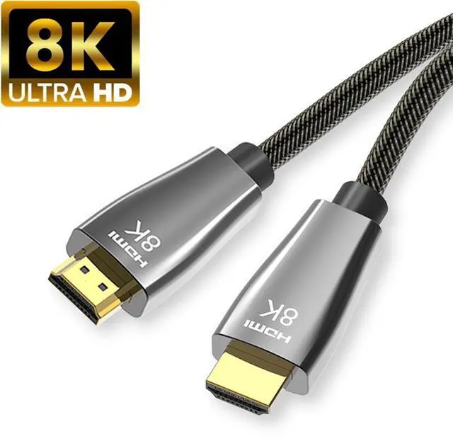 Main image of 8K HDMI Cable 10 ft, LUOM 48Gbps High Speed 8K HDMI Cable 2.1 Braided HDMI Cord 4K@120Hz 8K@60Hz, DTS:X, HDCP 2.2 & 2.3, HDR 10 Compatible withPS5 PS4, Xbox One Series X, Sony LG Samsung, RTX 3080