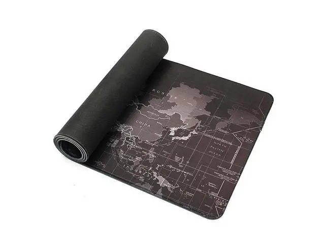 Alt view image 5 of 7 - WRIARICH World Map Large Extended Gaming Mouse Pad Mat with Stitched Edges, Waterproof, Thick 2mm, Wide & Long Mousepad 31.5x11.8x0.08"