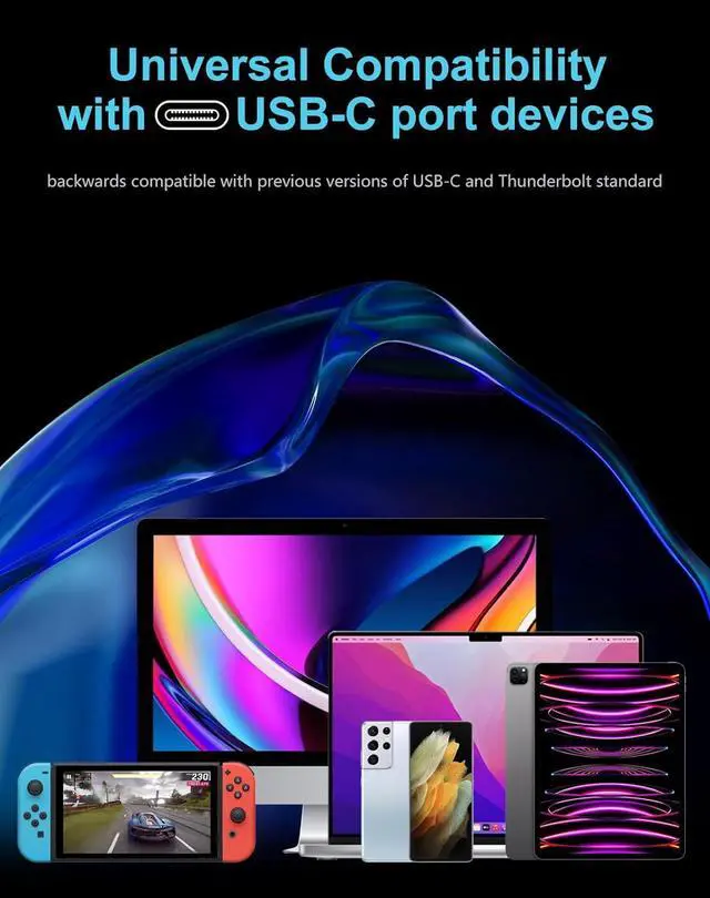 Alt view image 6 of 7 - WRIARICH 5FT USB 4 Cable with 8K Video Output,Supports 40Gbps Data Transfer,240W USB C to USB C Charging Cable,Compatible with Thunderbolt 4 Monitor,Docking, Mobile Phone, Switch