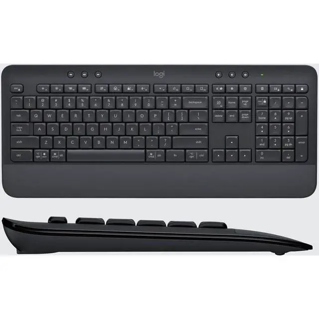 Alt view image 4 of 7 - Signature MK650 Combo for Business, Wireless Mouse and Keyboard, Logi Bolt, Bluetooth, SmartWheel, Globally Certified, Windows/Mac/Chrome/Linux - Graphite