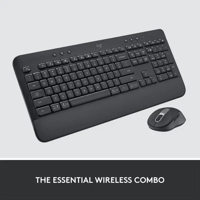 Alt view image 7 of 7 - Signature MK650 Combo for Business, Wireless Mouse and Keyboard, Logi Bolt, Bluetooth, SmartWheel, Globally Certified, Windows/Mac/Chrome/Linux - Graphite