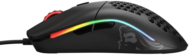 Alt view image 4 of 7 - Model O- (Minus) Compact Wired Gaming Mouse - 58g Superlight Honeycomb Design, RGB, Pixart 3360 Sensor, Ambidextrous, Omron Switches - Matte Black