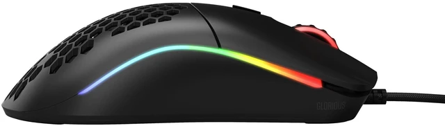 Alt view image 5 of 7 - Model O- (Minus) Compact Wired Gaming Mouse - 58g Superlight Honeycomb Design, RGB, Pixart 3360 Sensor, Ambidextrous, Omron Switches - Matte Black