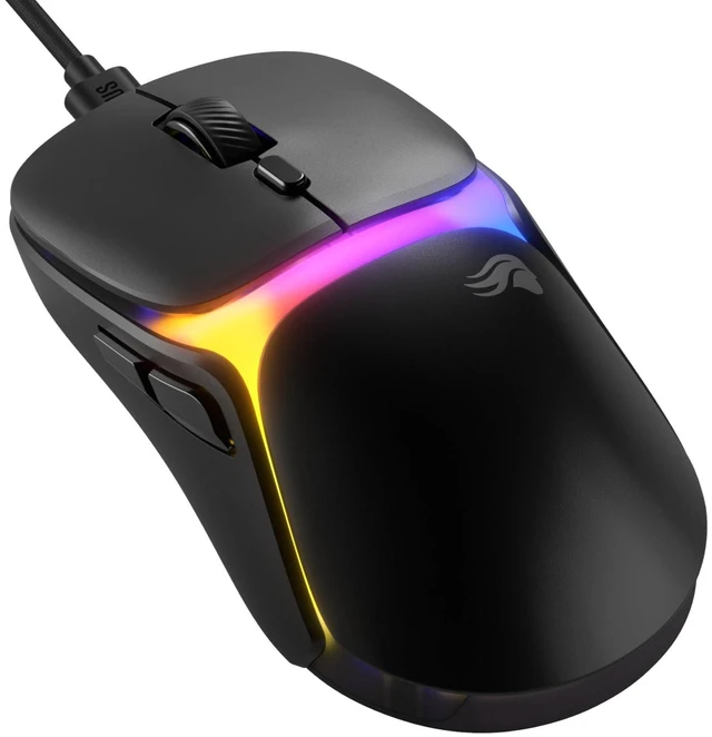 Main image of Gaming Model O3 Wired Gaming Mouse - Ultralight 54g Weight, 130M Click Optical Switches, 30K DPI BAMF 3.0 Sensor, 750 IPS Tracking, 50G Acceleration, Supports All Grip Types - Black