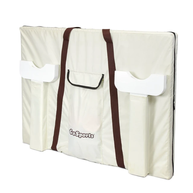 Alt view image 5 of 6 - GoSports 3 Foot Width Giant 4 in a Row Game with Carrying Case, Made from Wood