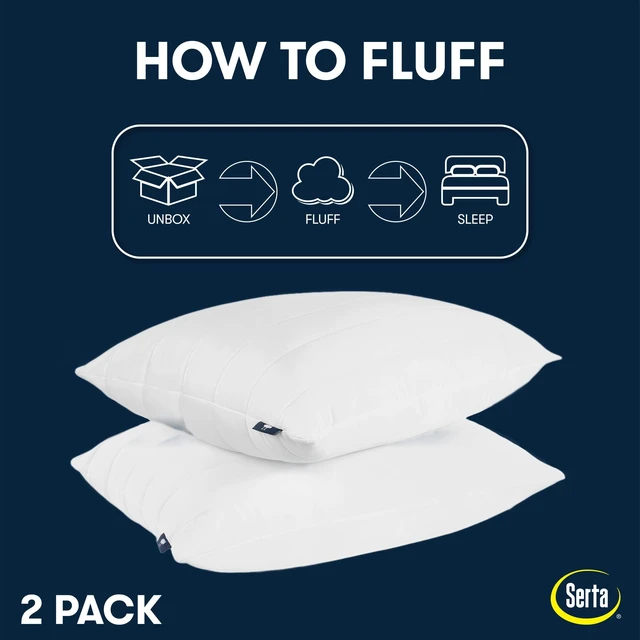 Alt view image 5 of 5 - Down Illusion Soft/Medium Cooling Bed Pillows, King (2 Pack) | Down alternative fill and cooling cover offer soft comfort for every sleep position, hypoallergenic and machine washable