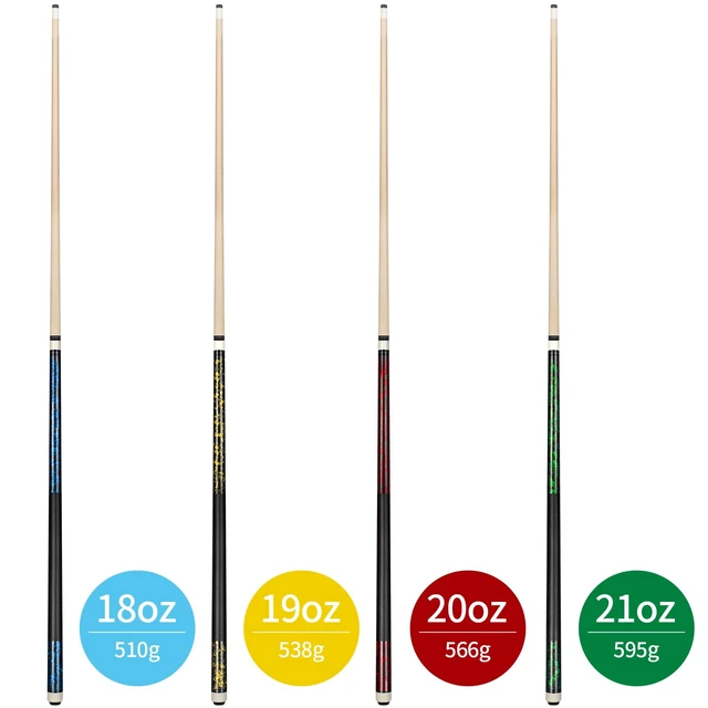 Alt view image 7 of 7 - Pool Cue Sticks for Adults,Super Straightened Up 58'' 18 19 20 21 oz Billiard Cues 6A Canadian Maple Tacos De Billar Profesional Set of 4/3/2/1 House Bar Pool Que Table Beginner Pool Queue