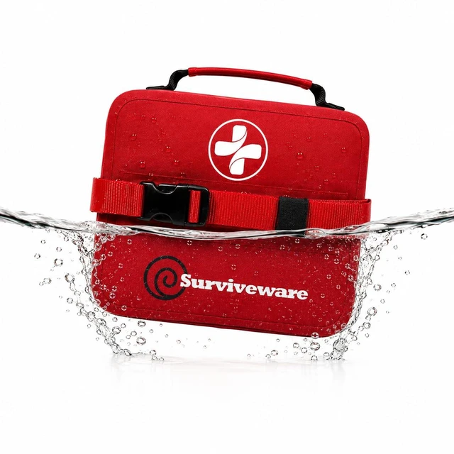 Main image of Comprehensive Waterproof Premium Survival First Aid Kit | 184 Pcs Comprehensive Emergency Preparedness Gear for Camping, Hiking, Backpacking, and Outdoor Adventures