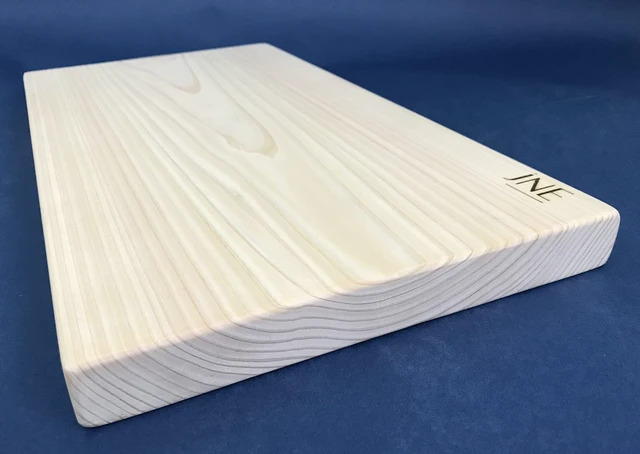 Alt view image 7 of 7 - Hinoki Cypress Reversible Wood Cutting Board, 17.3" x 9.5" x1", Chopping Board, Butcher Board, Serving Board, Solid Single Piece, No Joint, No Glue | Holiday Gift