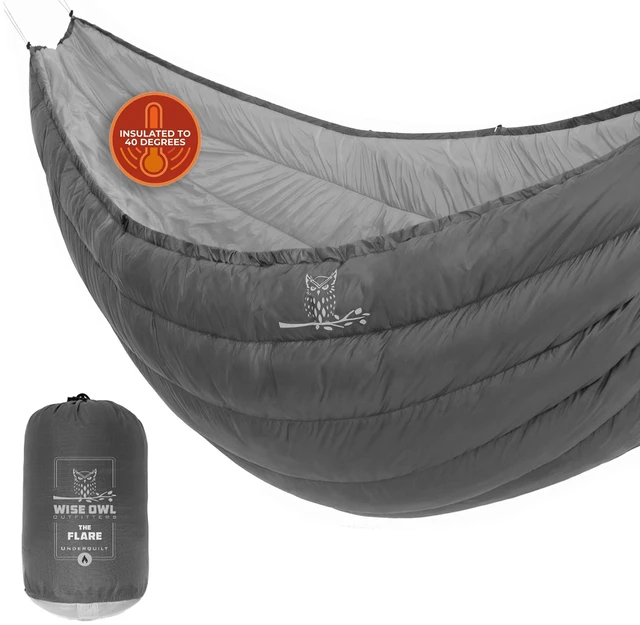 Main image of Hammock Underquilt Insulated Camping Quilt for Warm Sleeping Fits Under Hammocks Ultralight, Water-Resistant & Packable