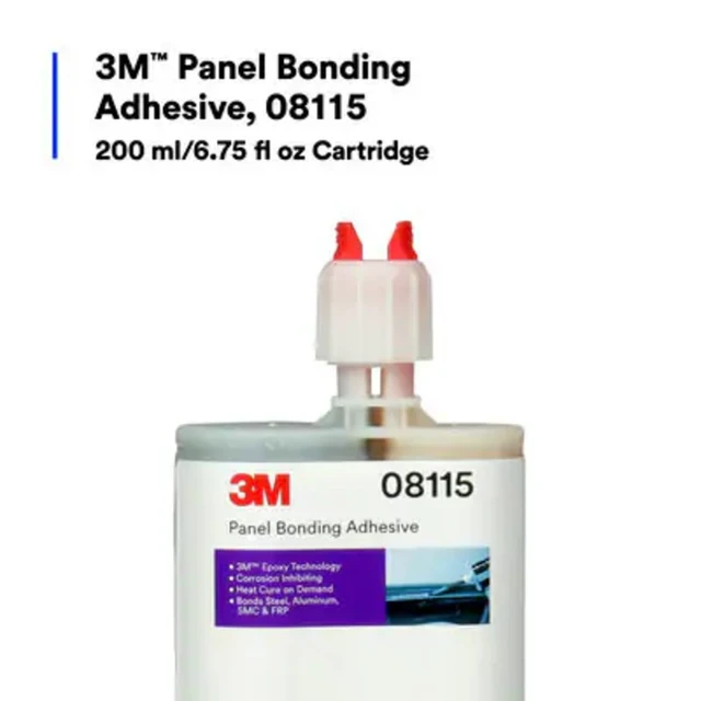 Alt view image 4 of 7 - Panel Bonding Adhesive 08115, 200 mL Cartridge | OEM Recommended Two-Part Epoxy; Bonds Metal & Composites for Auto Body Panel Repair