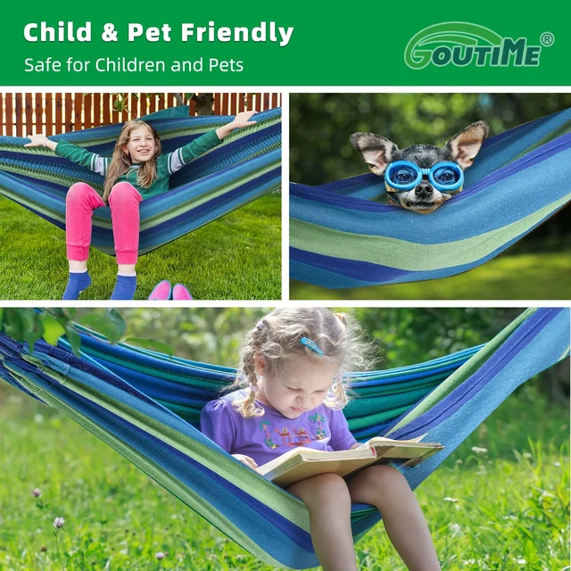 Alt view image 4 of 7 - Kids Hammock with Stand,Portable Steel Frame Holder Base | with Portable Carrying Bag for Indoor,Outdoor,Patio,Yard,Beach,220LBS Weight Capacity