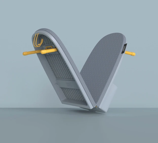 Alt view image 6 of 7 - Pocket Max Portable Folding Tabletop Ironing Board, 35" Surface, Integrated Iron Storage Hook, Compact Design