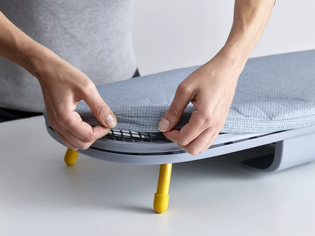 Alt view image 7 of 7 - Pocket Max Portable Folding Tabletop Ironing Board, 35" Surface, Integrated Iron Storage Hook, Compact Design