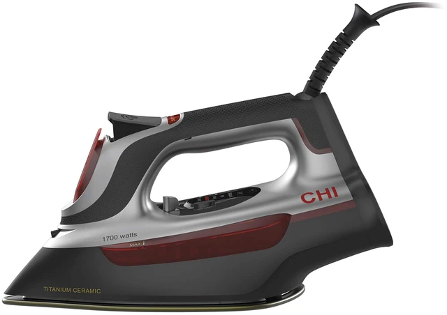 Main image of Iron for Clothes, 1700 Watts, XL 10" Cord | Electronic Temperature Control, Titanium Ceramic Soleplate, Professional Grade, 3-Way Auto Shutoff