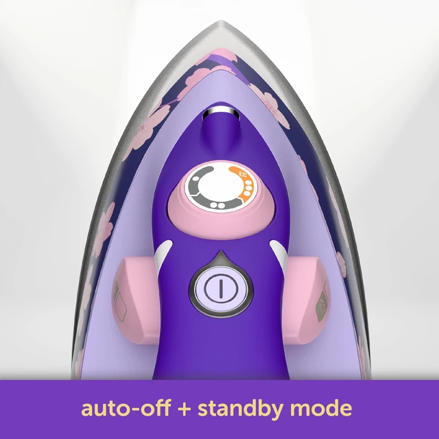 Alt view image 5 of 7 - Yaya Han M3Pro Project Mini Steam Iron - Sewing, Quilting, Travel | 1000W Ceramic Soleplate, LED Light, Craft and Travel Steam Iron, Auto-Off, Dual Voltage 120V/220V, Portable, Compact