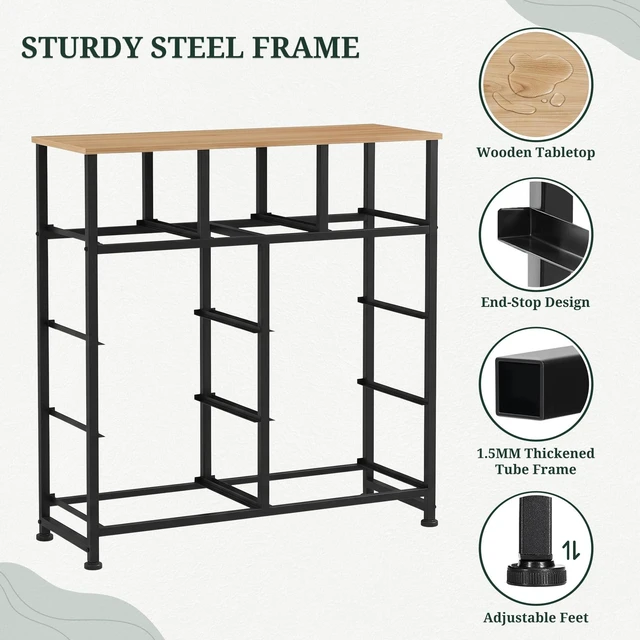 Alt view image 7 of 7 - 9 Drawer Dresser for Bedroom, Fabric Storage Drawer Unit | Closet Organizer with Wooden Top Steel Frame Chest of Drawers for Bedroom, Entryway, Dorm, Blue