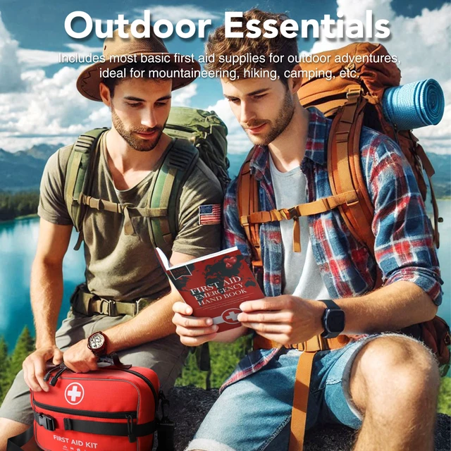 Alt view image 6 of 7 - 430 Piece First Aid Kit, Well-Organized Water-Resist Reflective Portable