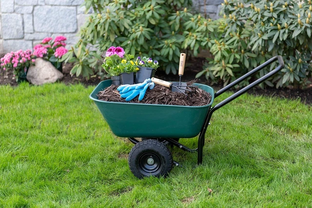 Alt view image 6 of 7 - 70019 Garden Barrow Dual-Wheel Residential Wheelbarrow Garden Cart