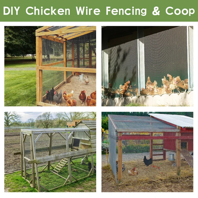 Alt view image 4 of 7 - 48"x100' Black Chicken Wire Fence, 1" Mesh, 19 Gauge Vinyl Coated | Welded Wire Roll, Black Hardware Cloth, Garden Fence, Poultry Netting, For Rabbit/Duck/Chicken Coop