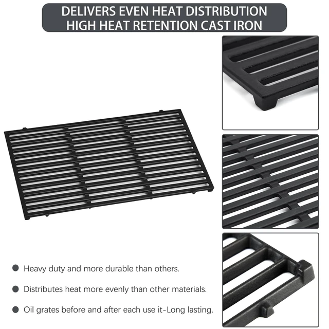 Alt view image 7 of 7 - II E-310 Grill Replacement Parts 66095 Grates 66795 Flavorize Bars 66685 Heat Deflector for Weber ii Grill Parts GS4 GBS ii E-315 E-335 S-335 SE-310 2 300 LX S-340 LX E-340