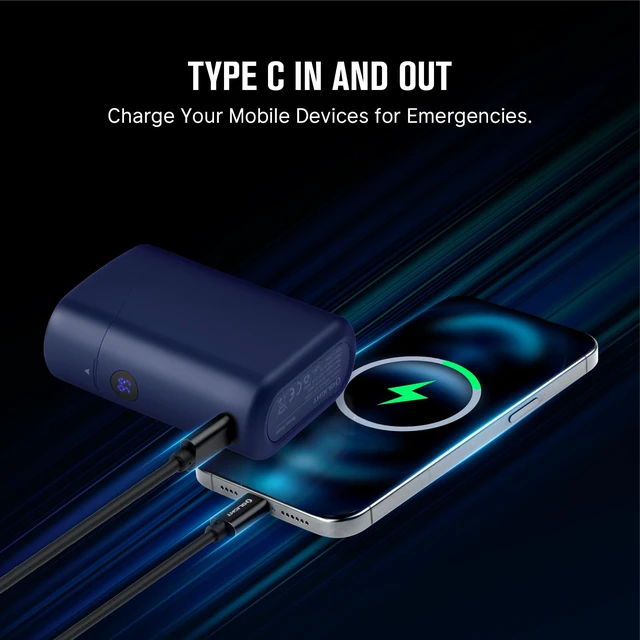 Alt view image 4 of 7 - Baton4 Premium Edition EDC Flashlight, Rechargeable Light Regal Blue | 1300 Lumens, Small Pocket LED Flash Light, with Type-C Charging Box, IPX8 Waterproof for Home, Camping, Emergencies, Outdoors