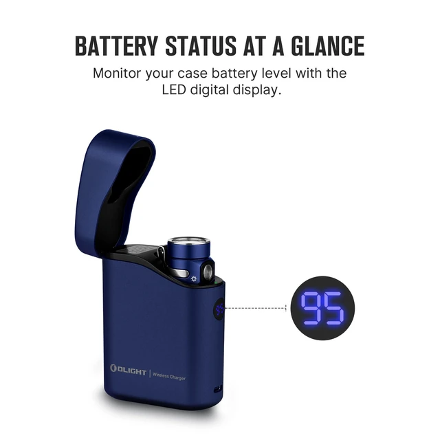 Alt view image 5 of 7 - Baton4 Premium Edition EDC Flashlight, Rechargeable Light Regal Blue | 1300 Lumens, Small Pocket LED Flash Light, with Type-C Charging Box, IPX8 Waterproof for Home, Camping, Emergencies, Outdoors