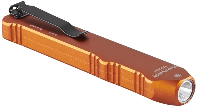 Alt view image 3 of 6 - 88820 Wedge 1,000-Lumen Flat Flashlight, Orange | 300 lumens; 1,200 candela peak beam; runs up to 3.00 hours; USB rechargeable capable; IPX7 anodized aluminum construction