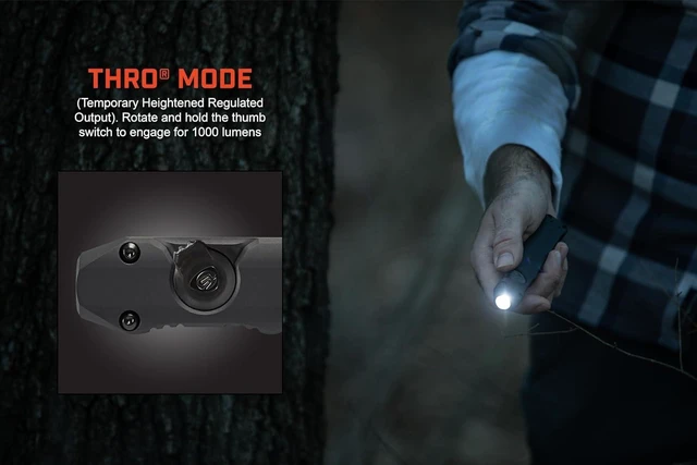 Alt view image 5 of 6 - 88820 Wedge 1,000-Lumen Flat Flashlight, Orange | 300 lumens; 1,200 candela peak beam; runs up to 3.00 hours; USB rechargeable capable; IPX7 anodized aluminum construction
