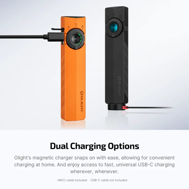Alt view image 6 of 7 - ArkPro EDC Flat Flashlight Rechargeable, Pocket Light, Black CW | Green Beam, White LED, UV Flashlight, 1500 Lumens Flash Light, USB-C Magnetic, Camping Lights, Emergency Work Outdoor Home