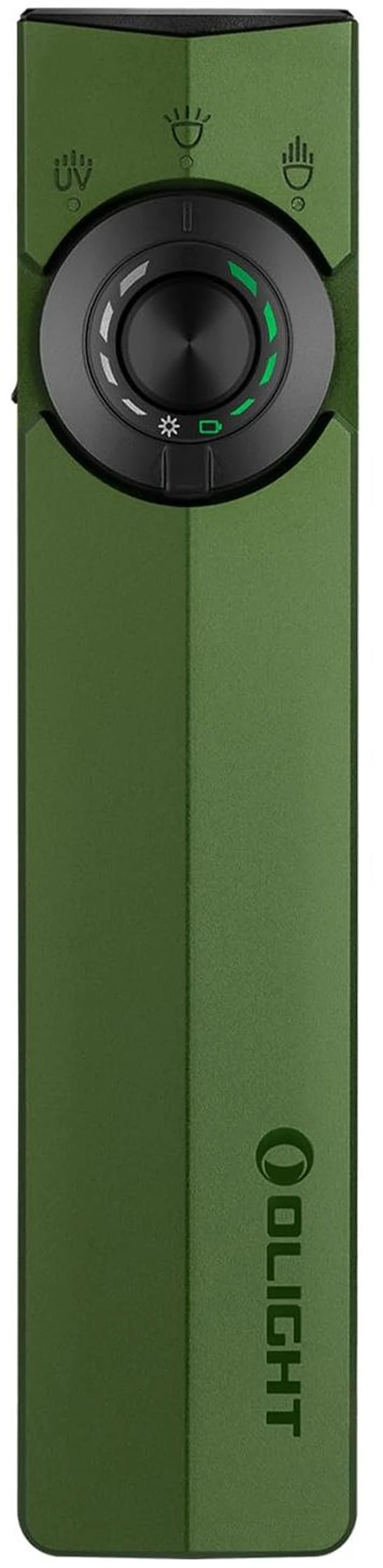 Main image of ArkPro EDC Flat Flashlight Rechargeable, Pocket Light, OD Green CW | Green Beam, White LED, UV Flashlight, 1500 Lumens Flash Light, USB-C Magnetic, Camping Lights, Emergency Work Outdoor Home