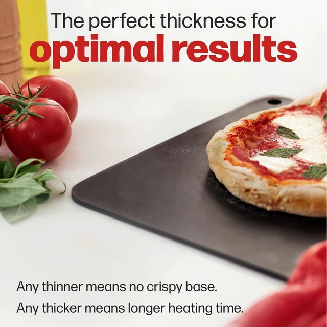 Alt view image 3 of 7 - Pizza Steel PRO by | XL 1/4" Thick Square Conductive Metal Baking Steel for Oven and BBQ Cooking Pizzas | Bake and Grill Bread and Calzone with our Cast Iron Pizza Stone