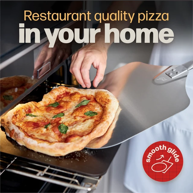 Alt view image 5 of 7 - Pizza Steel PRO by | XL 1/4" Thick Square Conductive Metal Baking Steel for Oven and BBQ Cooking Pizzas | Bake and Grill Bread and Calzone with our Cast Iron Pizza Stone