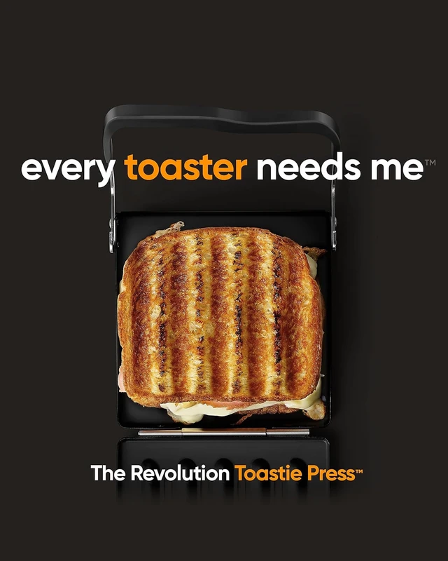 Alt view image 6 of 7 - Toastie Press (Works With All Toasters) Conveniently Toast Delicious Grilled Cheeses, Quesadillas, and Paninis in Your Toaster
