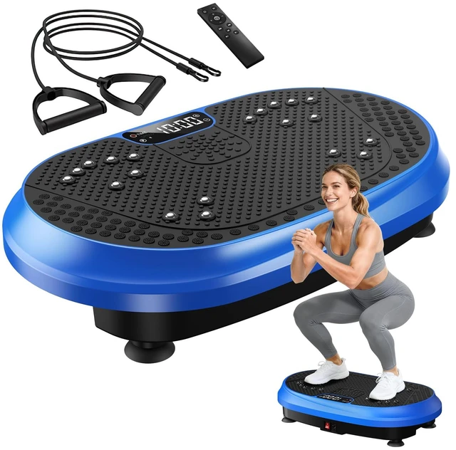 Main image of Vibration Plate Exercise Machine 450 lbs Capacity Lymphatic Drainage | Vibrating Fitness Platform Full Body Shaker Workout Equipment Vibration Platform Machine Shaping Vibrate Board for Home Sport