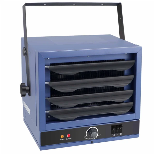Main image of 5000W Electric Garage Heater, 240V Hardwired Heater, 2026 Upgraded | Fan-Forced Ceiling Mount Shop Heater with 3 heat settings, Adjustable Thermostat, Overheat Protection