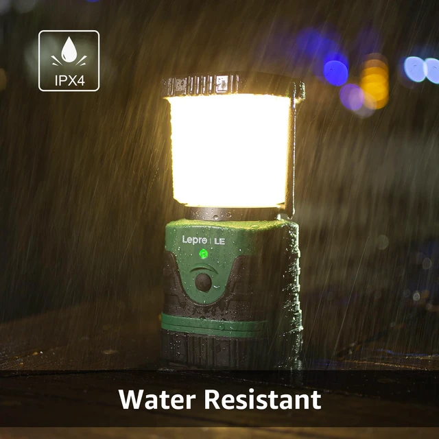 Alt view image 6 of 7 - 1000LM LED Camping Lantern Rechargeable, 4400mAh, 4 Light Modes | Camping Essentials, Waterproof Lantern Flashlight for Camping, Emergency Light, Power Outages, USB Cable Included, 2 Packs