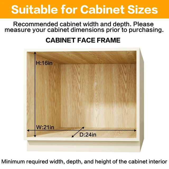 Alt view image 3 of 6 - 2-Tier Kitchen Cabinet Pull Out Shelf and Drawer Organizer Slide Out Pantry Storaqe Basket in Multiple Sizes (19" W x 21" D)