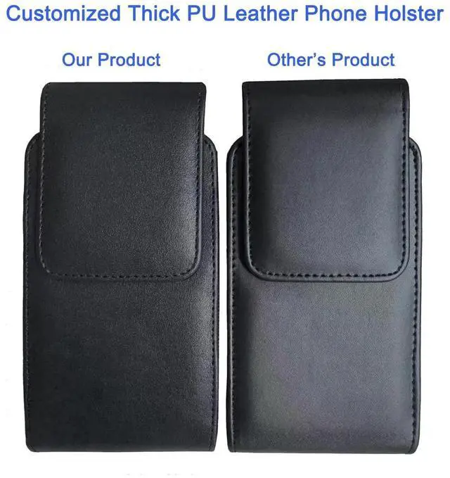 Alt view image 4 of 7 - PU Leather Swivel Clip Case Cell Phone Holster Rotating Belt Clip Pouch Holder For Samsung Galaxy A15 A55 A54 A25 A35 S25+ S24 Ultra S23 FE S21 FE Plus, iPhone 15 14 13 Pro Max Plus, Moto G Power 2023