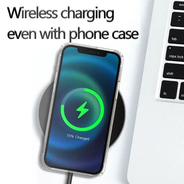 Alt view image 7 of 7 - SOEWIOU iPhone 13/14 Case, Black Cat Design, Slim Silicone Bumper Case, Wireless Charging Compatible