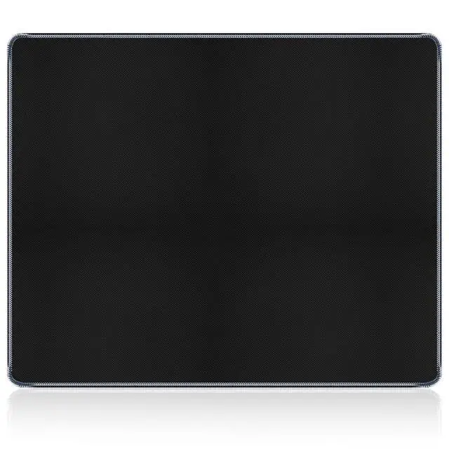 Alt view image 8 of 14 - SOEWIOU Black Mouse Pad, Soft Comfortable Support & Smooth High Precision Fabric Mousepad, 8.3 x 10.2in Portable Size Small Mouse Pad, Anti-Slip Rubber Base, Mousepad for Desk, Gaming, Office