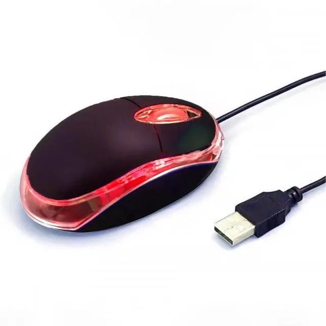 Alt view image 8 of 14 - Yadojingcn Wired Mini Optical Mouse with Ergonomic Design, USB Computer Mice for Laptops and PCs,Office and Home,School,Kids (Black, Wired)