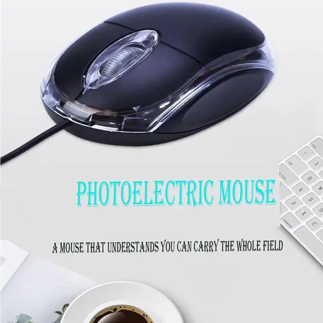 Alt view image 13 of 14 - Yadojingcn Wired Mini Optical Mouse with Ergonomic Design, USB Computer Mice for Laptops and PCs,Office and Home,School,Kids (Black, Wired)