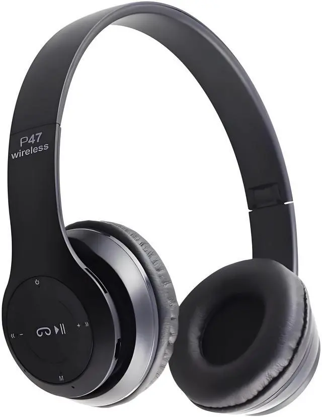 Main image of SOEWIOU Hybrid Noise Cancelling Headphones, Wireless Bluetooth, Mic, Deep Bass, Soft Earpads, Fast Charging, Transparent Modes